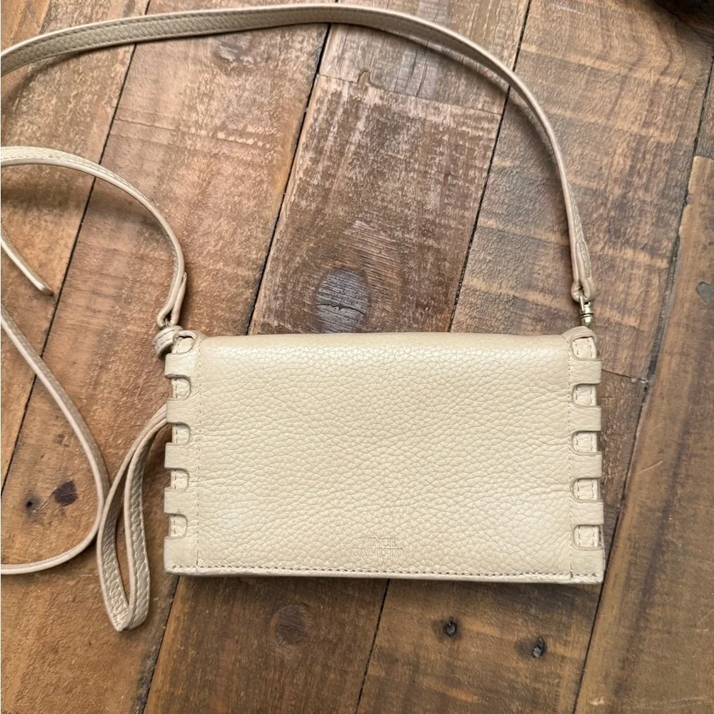 Vince Camuto Beige Crossbody Bag